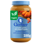 Gerber Pumpkin with Potato, Bell Pepper & Pasta Puree - (6+ Months)