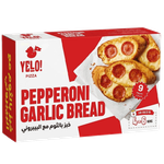 Yelo! Garlic Bread with Pepperoni