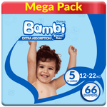 Sanita Bambi Size 5 X-Large Baby Diapers - (12-22 kg)