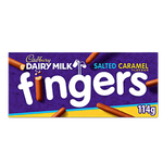 Cadbury Fingers Milk Chocolate & Salted Caramel Biscuits