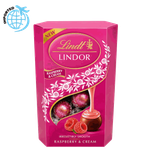Lindt Lindor Raspberry & Cream Milk Chocolate