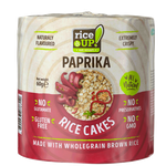 Rice Up! Popped Wholegrain Brown Rice Cakes with Paprika