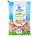 Jawharat Al Bahar Frozen Medium Raw Shrimps 