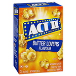 Act II Butter Lovers Microwave Popcorn