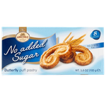 Asolo Dolce No Sugar Added Puff Pastry Butterflies 