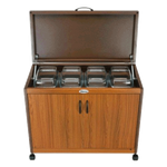 Wansa Trolley 4-Dish — Teak