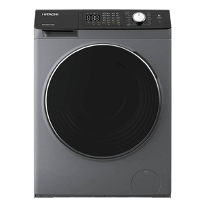 غسالة هيتاشي تحميل أمامي 8 kg ‎1200 rpm — رمادي