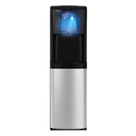 Hitachi Bottom-Load Water Dispenser — Black/Silver, 1 Tap + UV