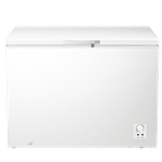فريزر أفقي هايسنس 286 لتر — أبيض