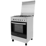 فرن غاز فريجيدير 60×60 — أمان كامل، ستانلس ستيل