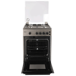 Wansa 50×50 Gas Cooker — Stainless Steel, No Ignition