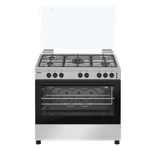Wansa 90×60 Gas Cooker - Enamel, Stainless Steel
