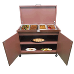 عربة بوفيه إنجليزية – 4 صحون / غطاء متحرك