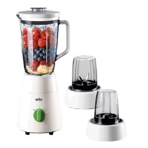 Braun Blender 500W – Glass Jar / 2 Mills