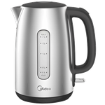 Midea Kettle 1.7L – 2200W Stainless / Thermostat