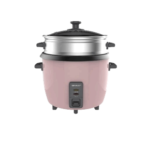 Sharp Rice Cooker 700W – 1.8L Nonstick / Glass Lid Pink