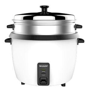 قدر أرز شارب 900 واط – 2.8 لتر غير لاصق / غطاء ستانلس