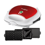 Moulinex Sandwich Maker 700W – 3 Plates Nonstick / Waffle