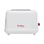 محمص خبز مولينكس 2 فتحة – جدران آمنة اللمس أبيض