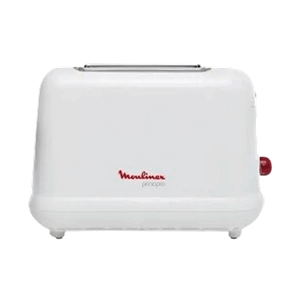 محمص خبز مولينكس 2 فتحة – جدران آمنة اللمس أبيض