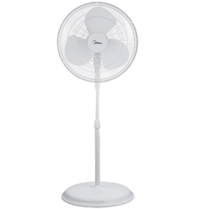 Midea Stand Fan 16" – 3 Speeds Adjustable Height