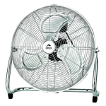 Orca Floor Fan 18" – 4 Speeds / Chrome Colour