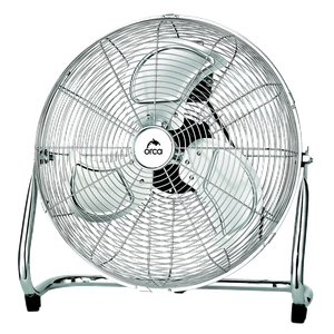Orca Floor Fan 20" – 4 Speeds / Chrome Colour