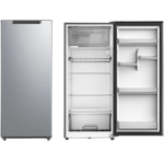 ثلاجة Midea سعة 268L / ‏190L - كريستال فضي