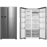 Midea Side-by-Side Refrigerator 791L / 592L - Brushed Steel