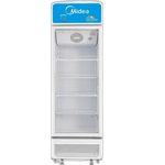 ثلاجة Midea سعة 562L - ‏416L صافي - باب واحد - زجاج