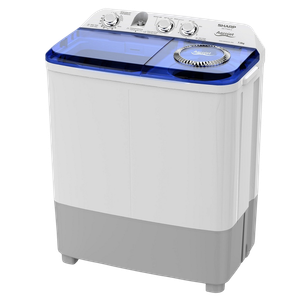 غسالة Sharp حوضين سعة 14Kg / ‏8Kg / ‏35Min