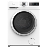 غسالة Midea تحميل أمامي سعة 8Kg - محرك BLDC - أبيض