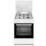 Admiral Gas Cooker 60×55 - 4 Burners - White - Full Safety - Turquoise