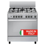 Flamegas Gas Cooker 80×60 - 5 Burners - Stainless Steel - Italy