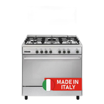 Flamegas Gas Cooker 90×60 - 5 Burners - Stainless Steel - Italy