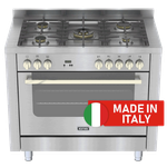 Ignis Gas Cooker 100×60 - 5 Burners - Full Safety - Inox