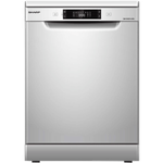 Sharp Dishwasher 8 Programs - 14 Settings - LED - Inox