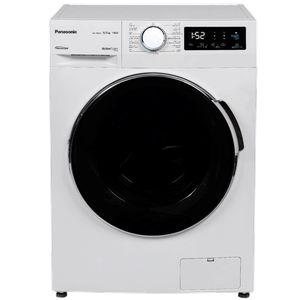 غسالة Panasonic تحميل أمامي 9Kg - ‏1400 RPM - إنفرتر - أبيض