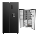 ثلاجة Panasonic بسعة 610L Net - سايد باي سايد - فضي - نوفروست