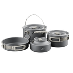 Naturehike Wild Trekkin Aluminium Alloy Pot Set - 4 Pcs