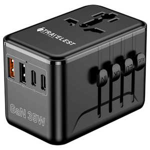 محول سفر عالمي بتقنية GaN III من ترافيليست - 35 واط