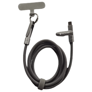 حبل تعليق للهاتف مع كابل USB-C الى USB-C للشحن ونقل بيانات من ترافيليست