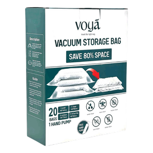 Voya Vacuum Storage Bags - 20 Bags