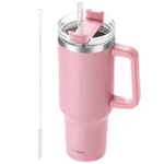 Travelest Stainless Steel Tumbler with Handle