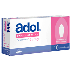 Adol 125 mg Paracetamol Suppositories