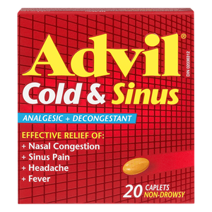 أقراص لعلاج البرد والجيوب الأنفية من أدفيل