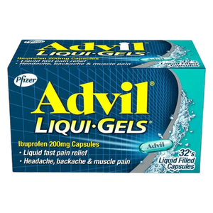 كبسولات إيبوبروفين بتركيز 200 ملج من أدفيل