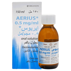 محلول فموي بتركيز 0.5 ملج من إريوس