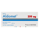 Aldomet 250 mg Methyldopa Tablets