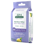 Aleva Naturals Bamboo Baby Nose N Blows Wipes